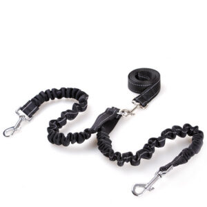 Double Headed Dog Pull Rope Retractable Dog Leash