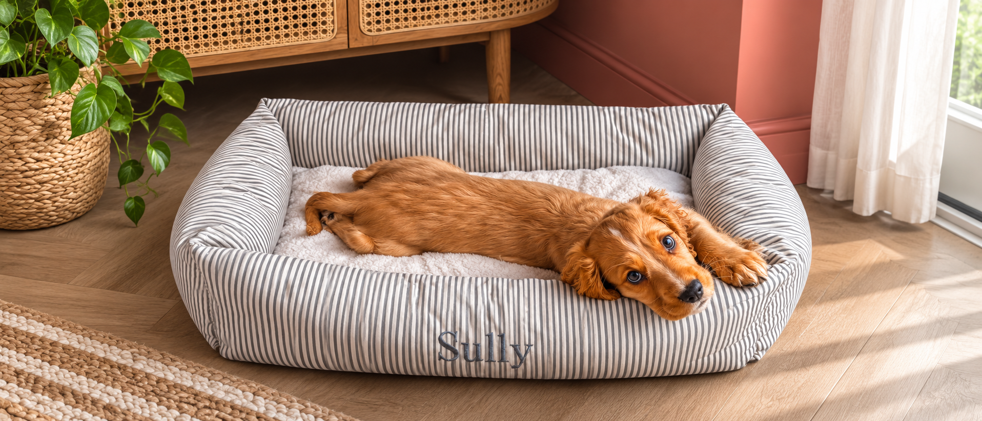 Comfortable pet bed designed for peaceful everyday rest